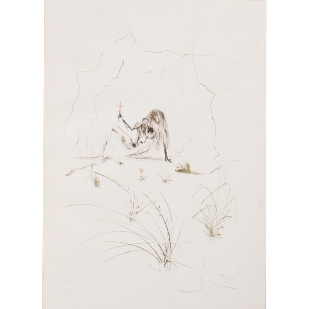 Appraisal: SALVADOR DALI FRANCE SPAIN - FUGITIVES IN THE FOREST ETCHING