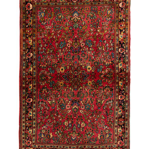 Appraisal: A Sarouk Wool Rug Circa feet x feet inches