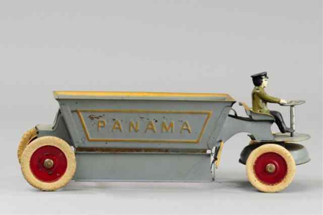 Appraisal: KINGSBURY ''PANAMA'' AUTO DUMP CART C pressed steel painted in