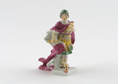 Appraisal: A Meissen figure of Augustus the Strong allegorically dressed as