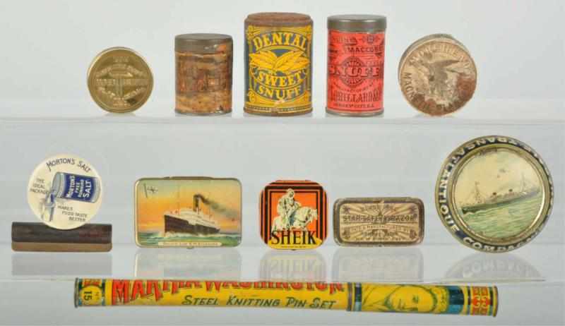 Appraisal: Lot of Assorted Advertising Pieces Description Includes Martha Washington Knitting