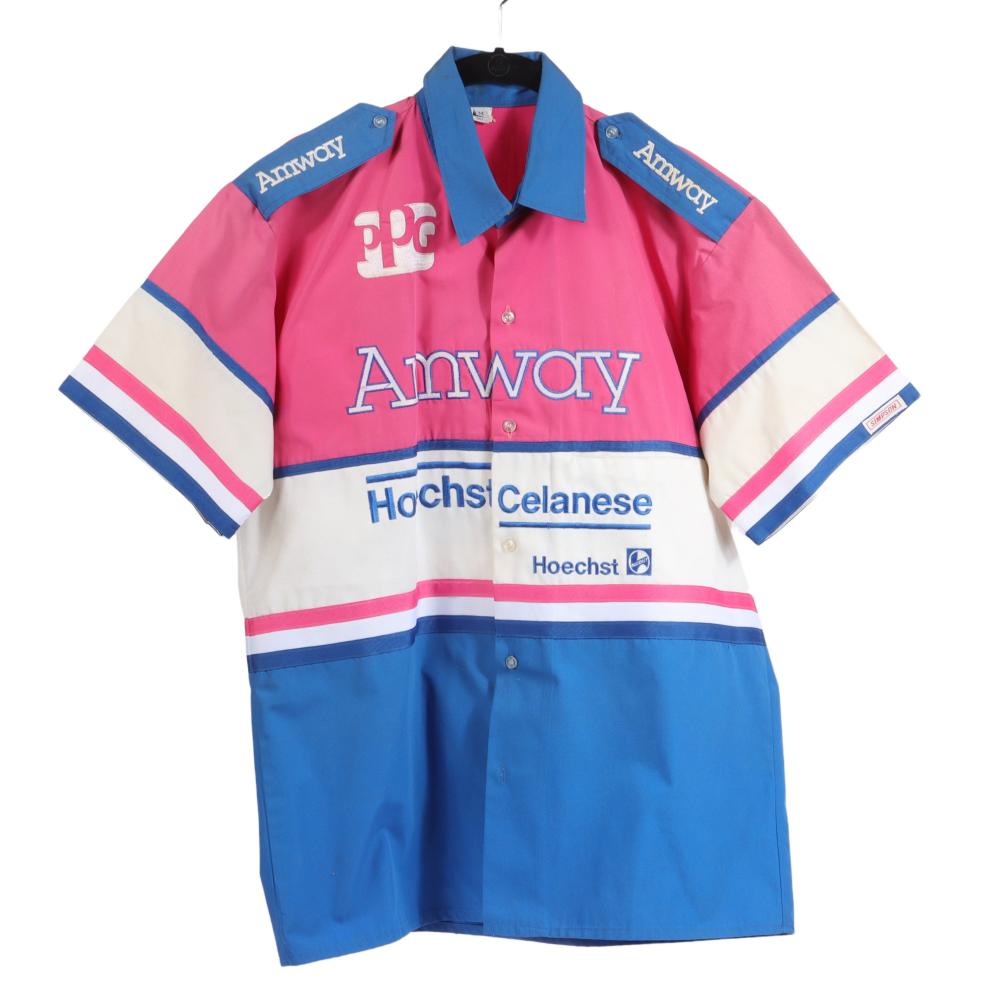 Appraisal: SCOTT BRAYTON AMWAY HOECHST CELANESE CREW SHIRT ARMPIT-TO-ARMPIT LScott Brayton