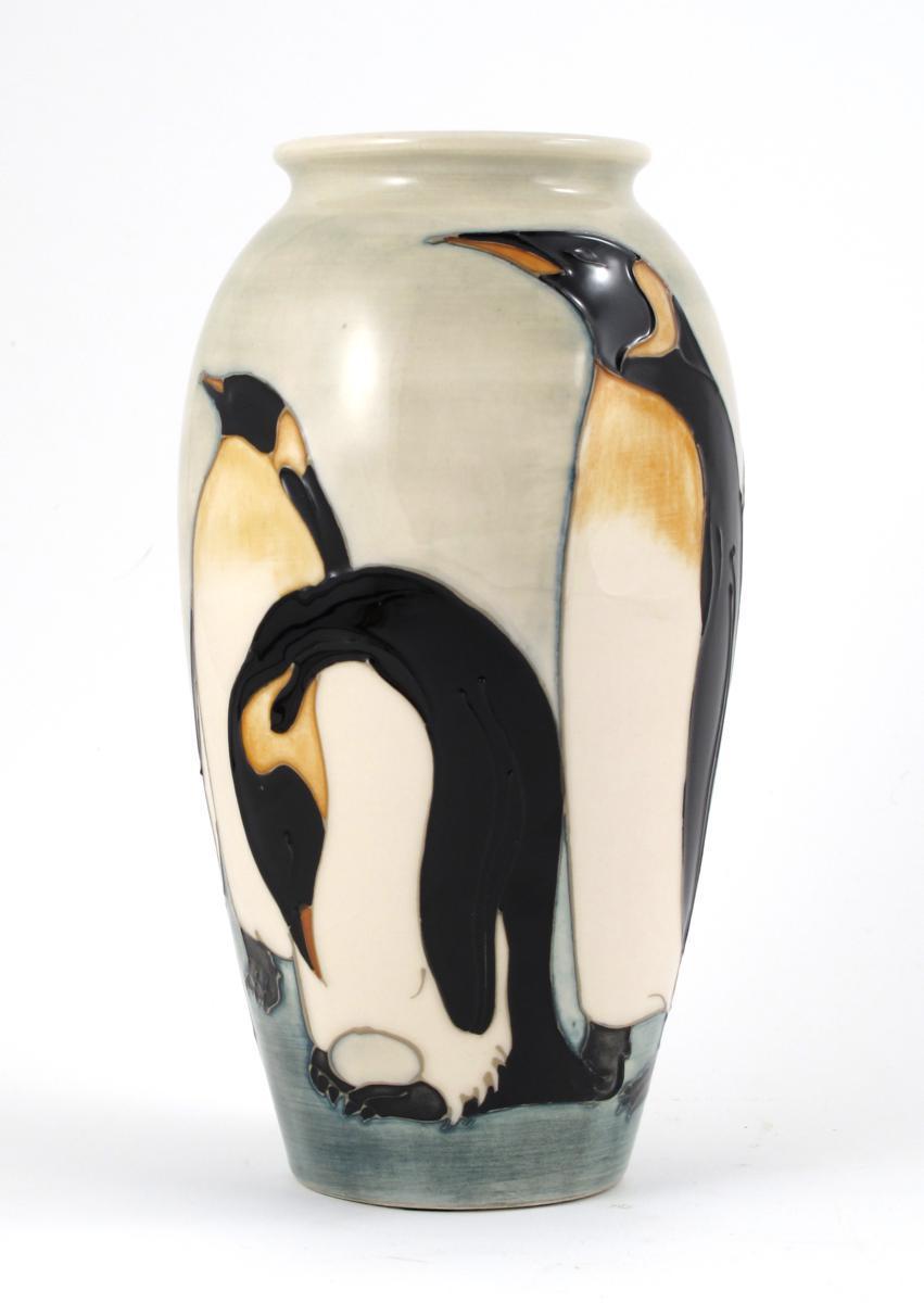 Appraisal: Penguin a modern Moorcroft Pottery limited edition vase