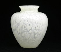 Appraisal: Steuben White Cluthra Vase circa early th Century Very stately