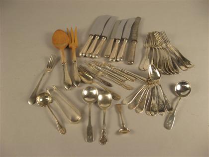 Appraisal: Assorted coin silver and sterling silver flatware various dates and