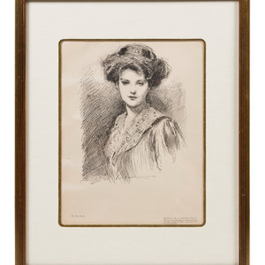 Appraisal: Charles Dana Gibson American - The Day Dream offset lithograph