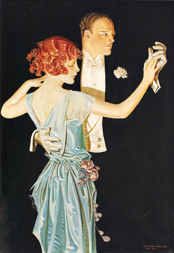 Appraisal: JOSEPH CHRISTIAN LEYENDECKER after Couple Dancing Oil on canvas x