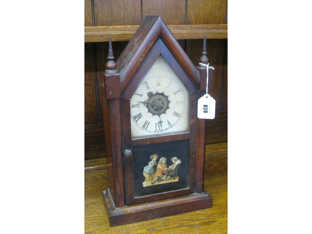 Appraisal: Mantle clock in the Gothic style