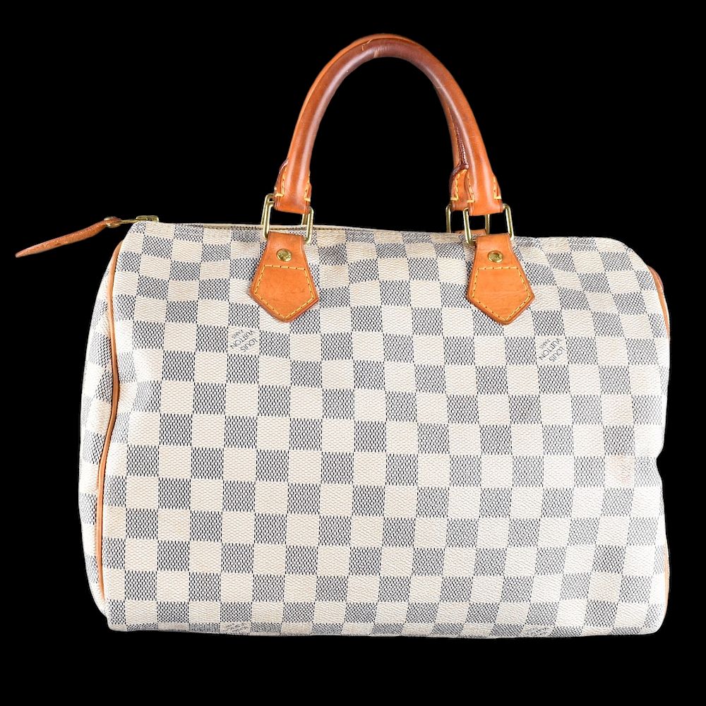 Appraisal: Louis Vuitton Speedy Bag Louis Vuitton Damier Azur Speedy Bag