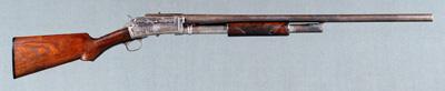 Appraisal: Marlin Mdl ga pump shotgun serial No in barrel walnut