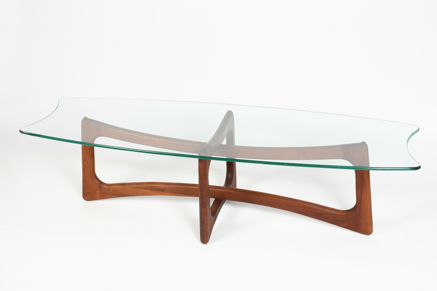 Appraisal: MID-CENTURY ADRIAN PEARSALL RIBBON COFFEE TABLE Mid-Century Modern Adrian Pearsall