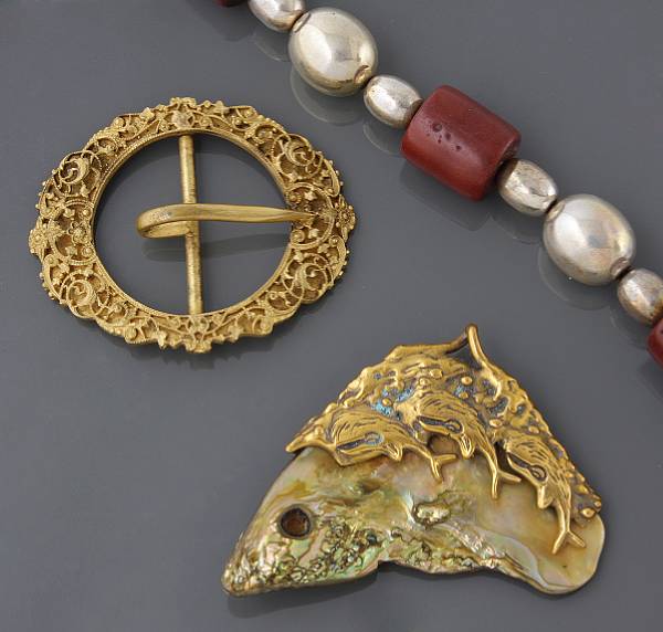 Appraisal: A large collection of silver stone and costume jewelry