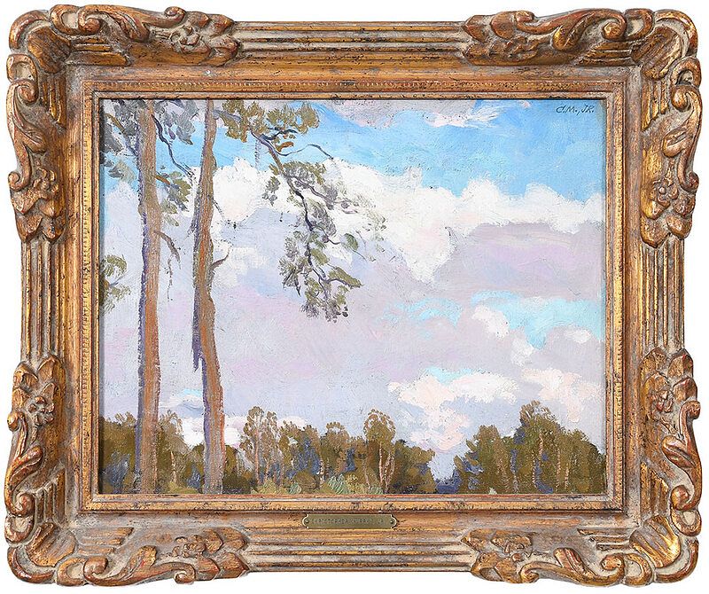 Appraisal: Attributed to Christopher A D Murphy Georgia - Tall pines