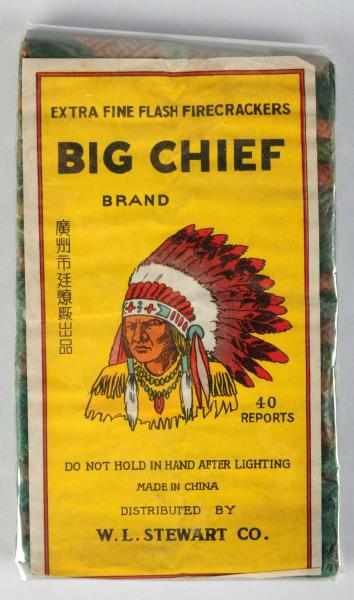 Appraisal: Big Chief -Pack Firecrackers Class Distributed by WL Stewart Company