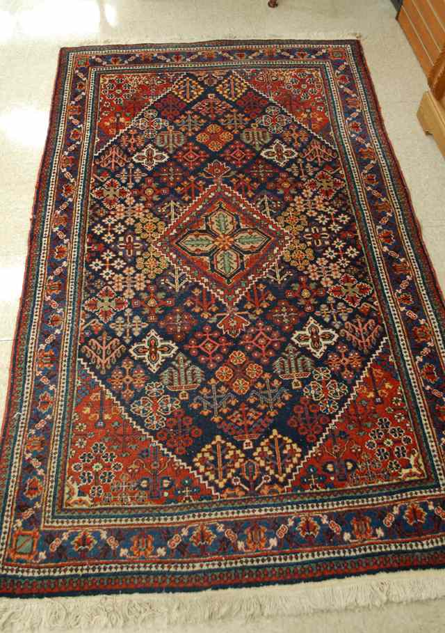 Appraisal: SEMI-ANTIQUE PERSIAN JOSHAGAN AREA RUG the tribal villages of central