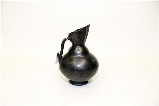 Appraisal: Sale Lot A Blackware Pottery Ewer Dona Rosa Oaxaca Mexico