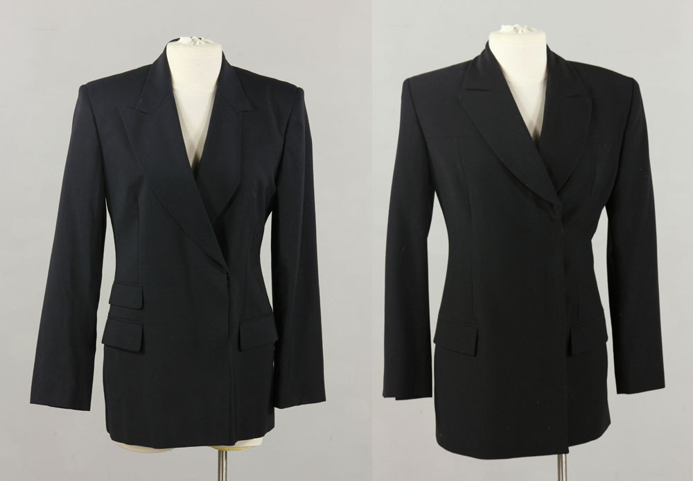 Appraisal: - Two Gucci Tuxedo Jackets Two Gucci fitted tuxedo jackets