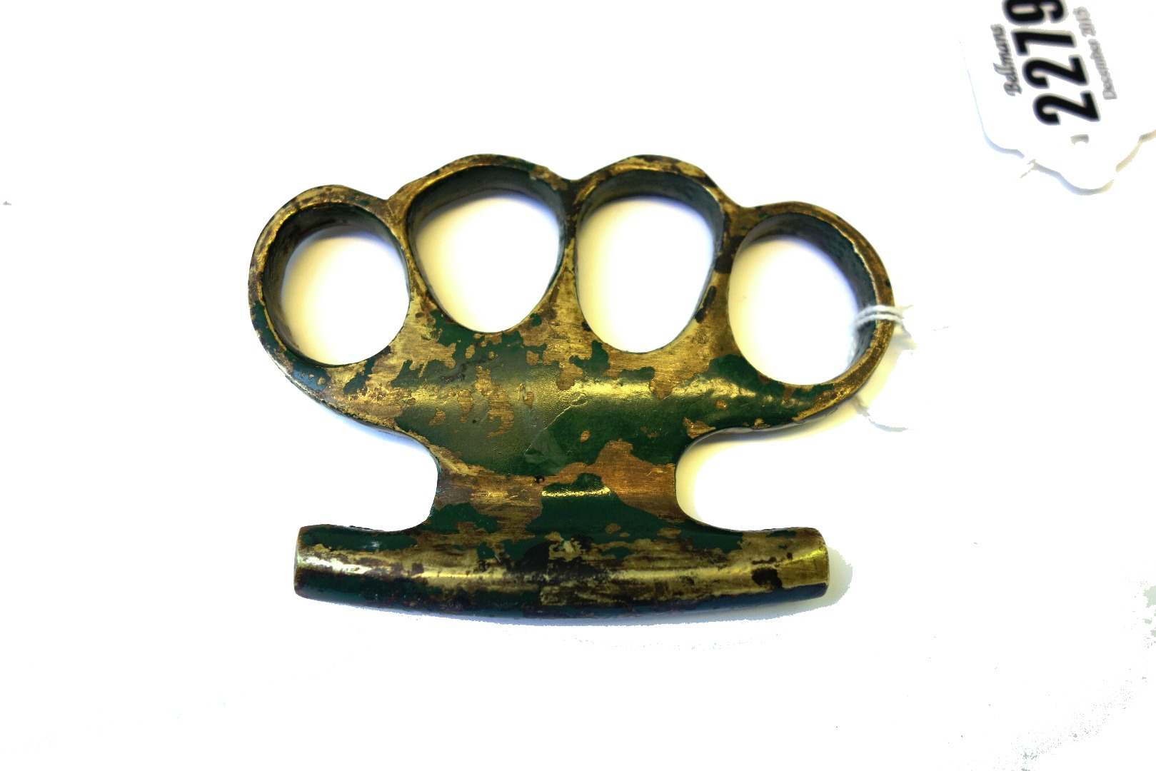 Appraisal: A British WW period brass commando knuckle duster Item