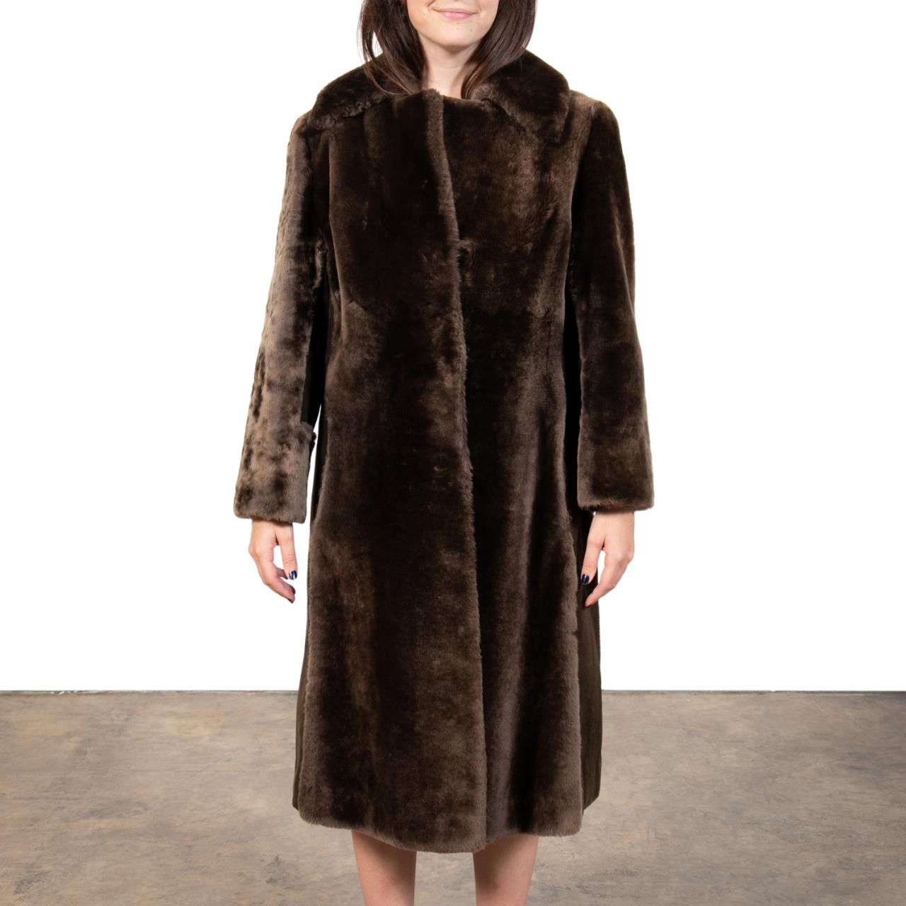 Appraisal: LADIES SAKS FIFTH AVENUE BROWN BEAVER FUR COAT Saks Fifth