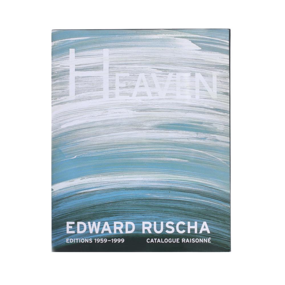 Appraisal: EDWARD RUSCHA EDDITIONS - CATALOGUE RAISONNE HEAVEN X X Edward