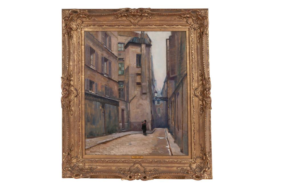 Appraisal: ALSON SKINNER CLARK PARIS circa oil on canvas wax relined