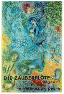 Appraisal: Die Zauberflote Mozart Metropolitan Opera Chagall Marc Die Zauberflote Mozart