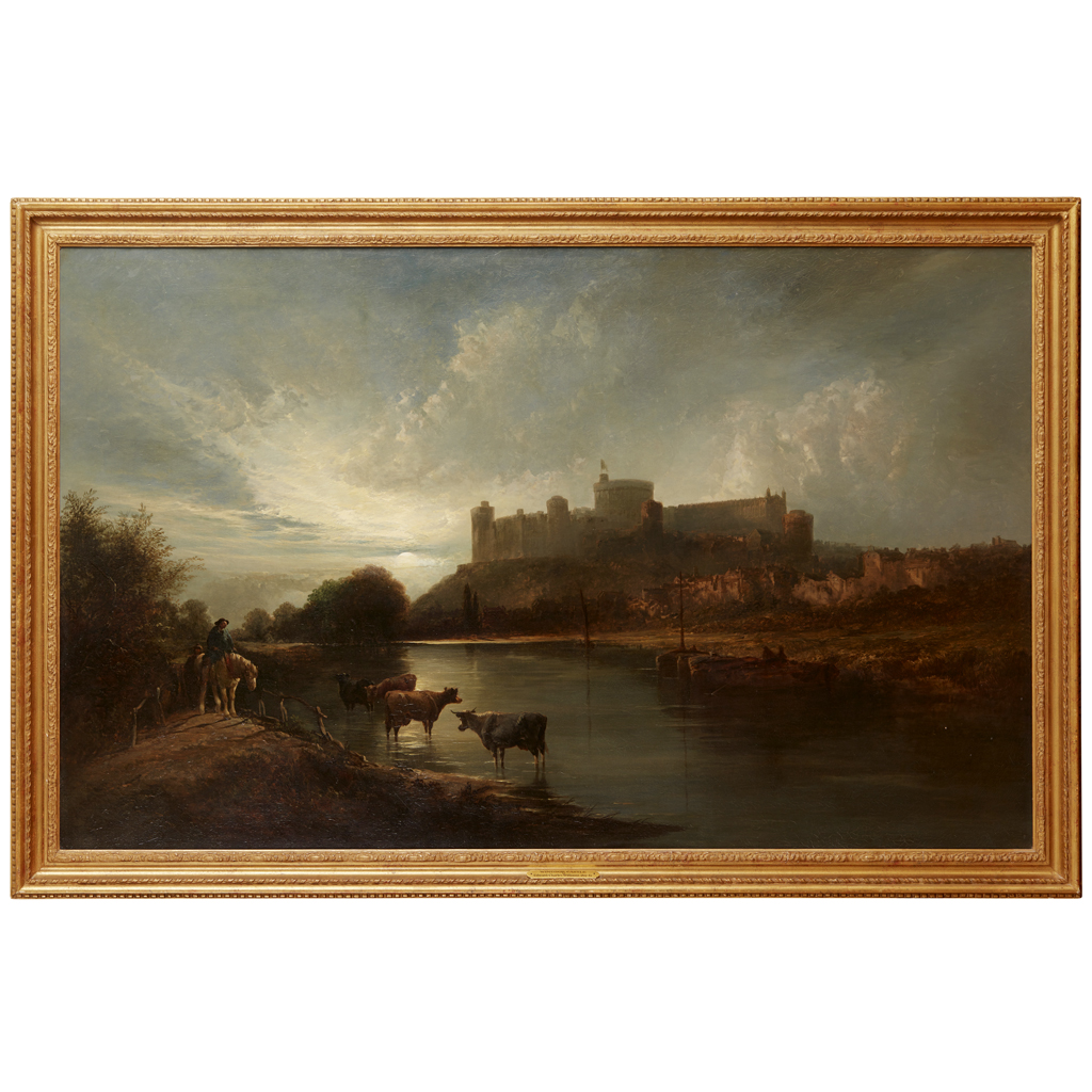 Appraisal: EDWARD CHARLES WILLIAMS BRITISH - WINDSOR CASTLE BY MOONLIGHT Oil