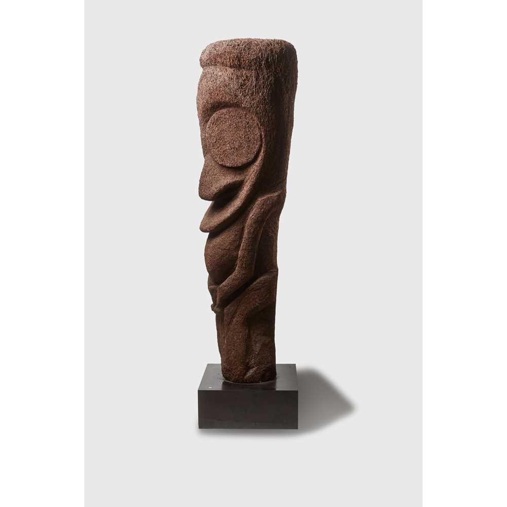 Appraisal: FERNWOOD GRADE SOCIETY FIGURE AMBRYM ISLAND VANUATU carved fernwood of