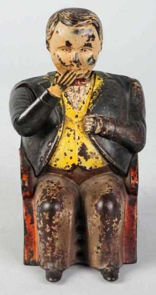 Appraisal: Cast Iron Tammany Hall Mechanical Bank Manufactured by J E