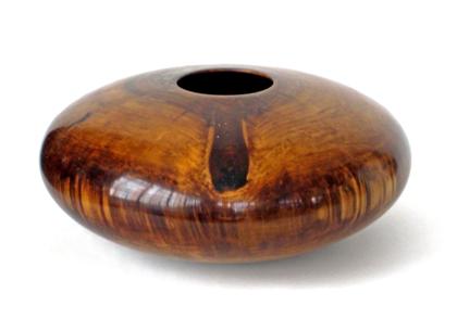 Appraisal: Figured Tulipwood turned bowlphilip moulthrop b