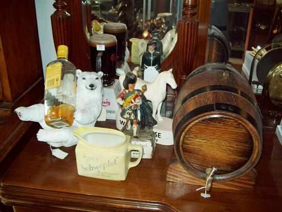 Appraisal: A COLLECTION OF ASSORTED WHISKY MEMORABILIA TOGETHER WITH A WINE