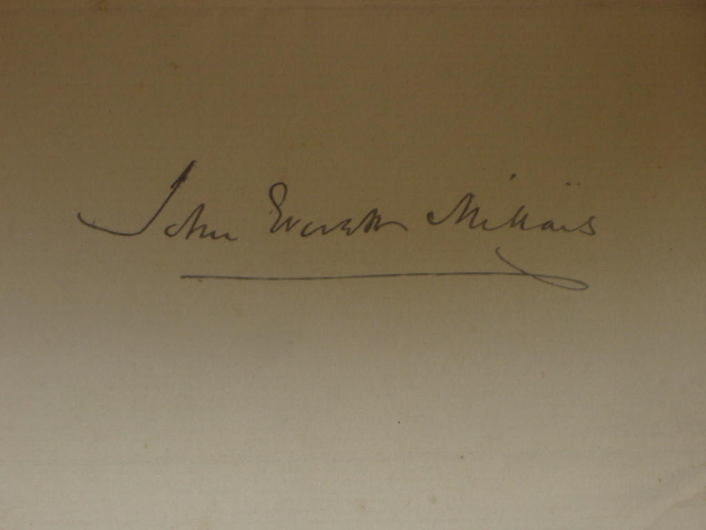 Appraisal: Eight late th century autographs of artists authors and others