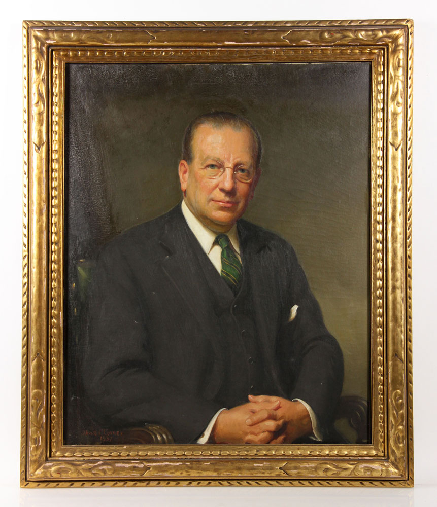 Appraisal: - Corner Portrait of Dr G Canby Robinson O C