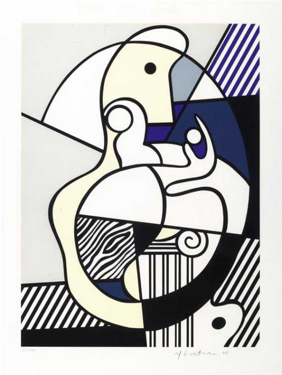 Appraisal: LICHTENSTEIN ROY New York Homage to Max Ernst from the