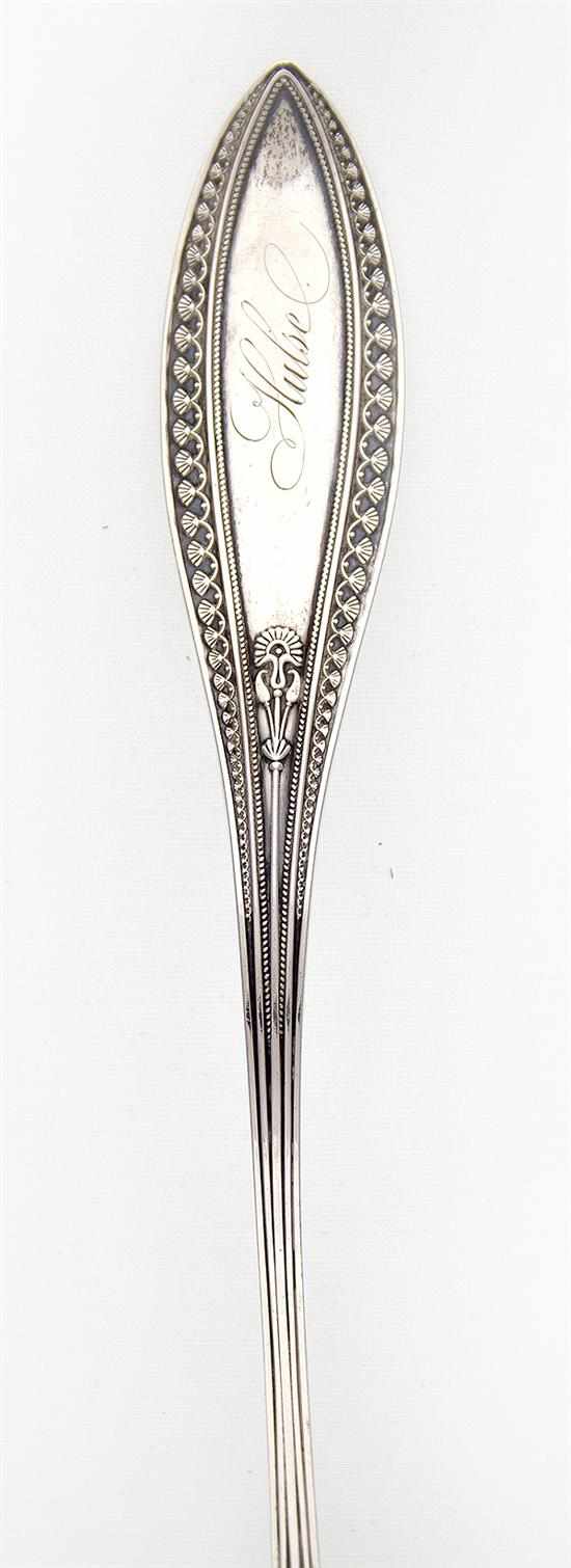 Appraisal: Whiting Indian pattern sterling flatware and serving pieces New York