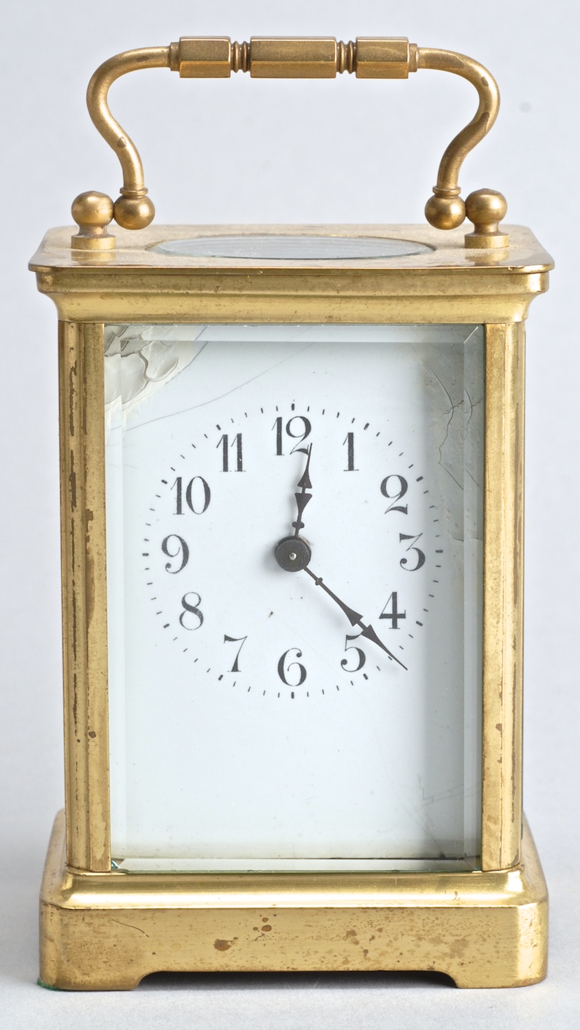 Appraisal: LATE TH EARLY TH CENTURY FRENCH CARRIAGE CLOCK in brass