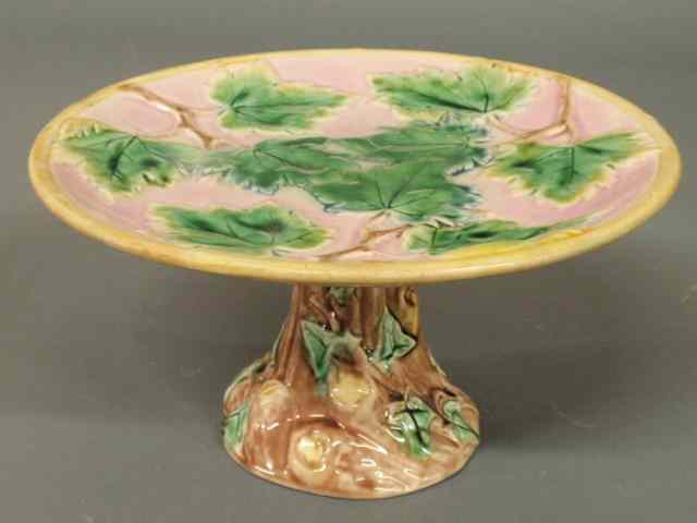 Appraisal: Etruscan majolica compote late th c h x dia