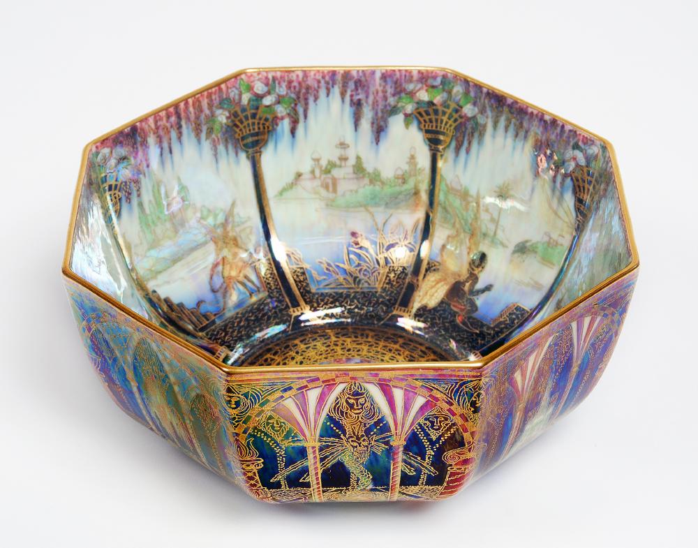 Appraisal: A WEDGWOOD FAIRYLAND LUSTRE BOWL designed by Daisy Makeig-Jones the