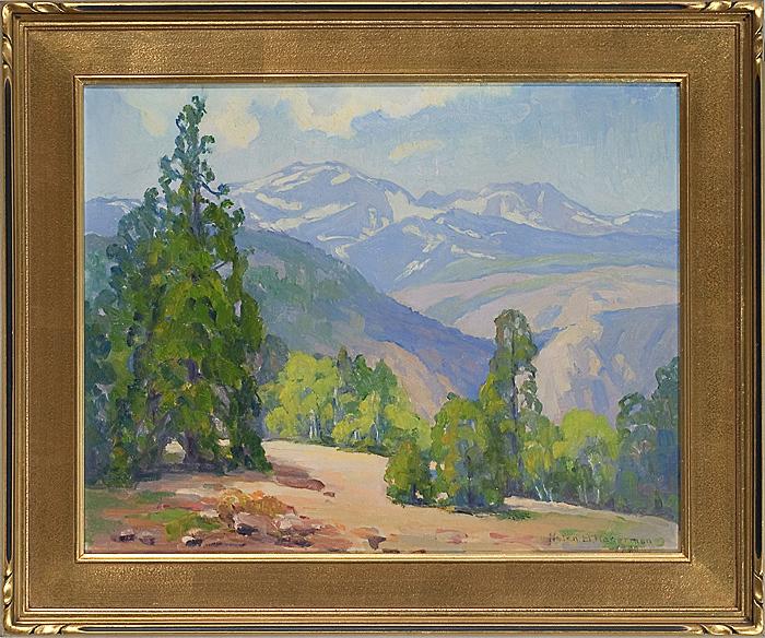 Appraisal: COLORADO MOUNTAIN SCENE BY HELEN B HAGERMAN AMERICAN - oil