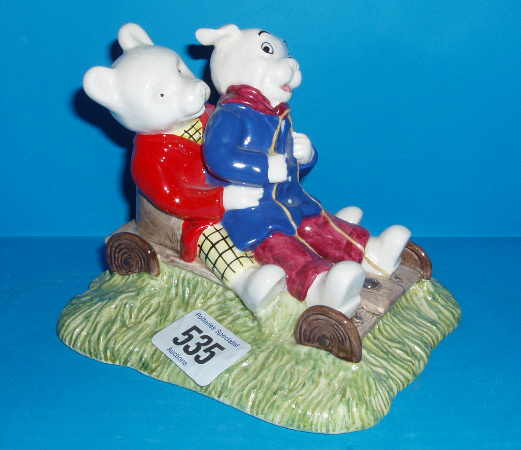 Appraisal: Tableau Rupert Bear Algy Pug Go Karting Limited Edition Boxed