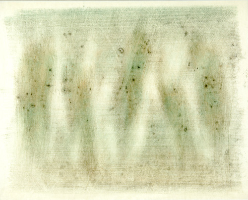 Appraisal: Harry Bertoia American - Untitled monotype on rice paper x