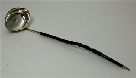 Appraisal: Dundee - an unusual Scottish provincial punch ladle J Haxton