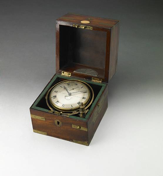 Appraisal: A George III two day marine chronometer Barrauds London No