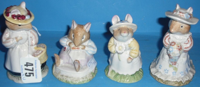 Appraisal: Royal Doulton Brambly Hedge figures Lady Woodmouse DBH Primrose Woodmouse