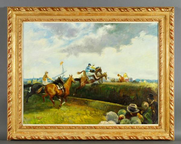 Appraisal: - Basset Steeple Chase O P Louis Basset steeple chase