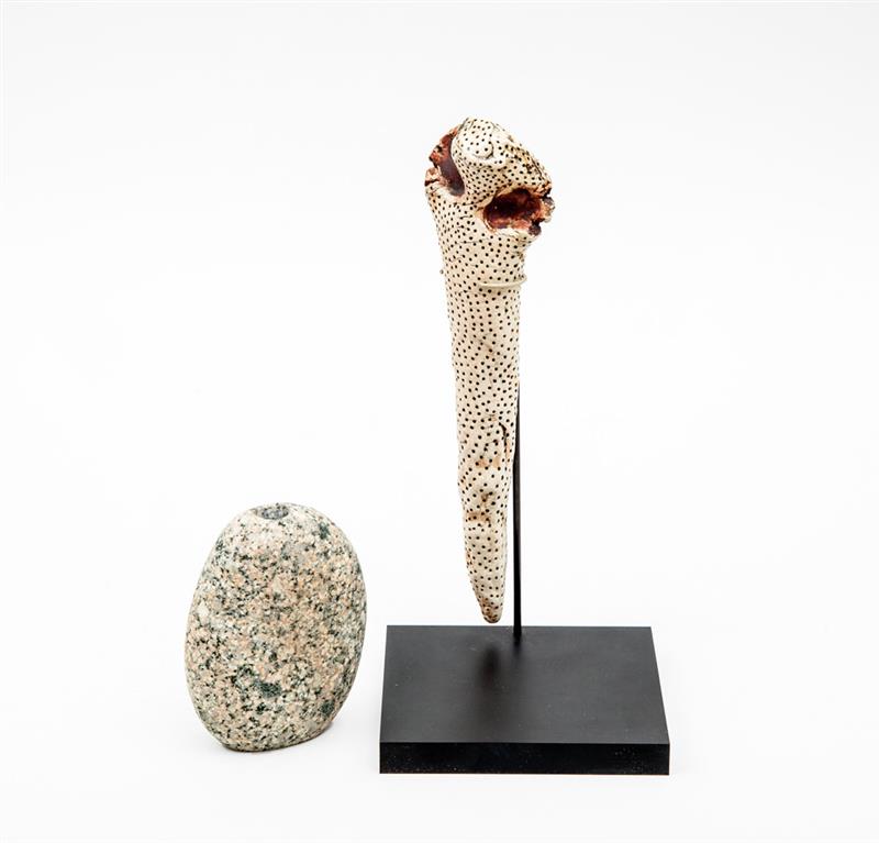 Appraisal: MICHELE OKA DONER b SOUL CATCHER Glazed ceramic together with