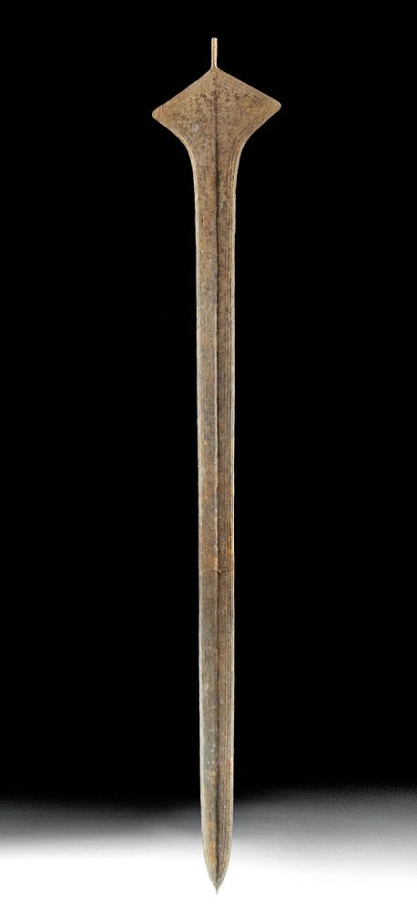 Appraisal: th C African Topoke Iron Spear Currency - Liganda Central