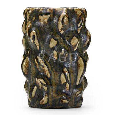 Appraisal: AXEL SALTO ROYAL COPENHAGEN Small glazed stoneware Budding vase Copenhagen