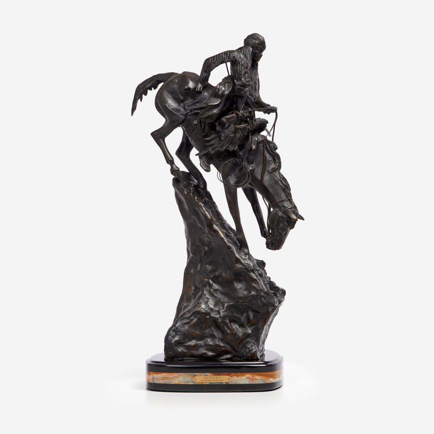 Appraisal: MOUNTAIN MAN BRONZE AFTER FREDERICK REMINGTON Frederic Remington after American