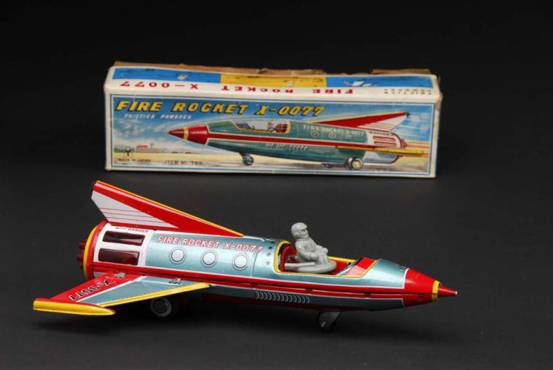 Appraisal: Fire Rocket X- Toy Description Japanese Made by Yonesowa Working